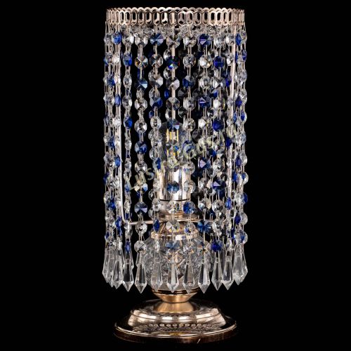 Настольная лампа Кольцо с карандашами синяя в Подольске Гусь Хрустальный