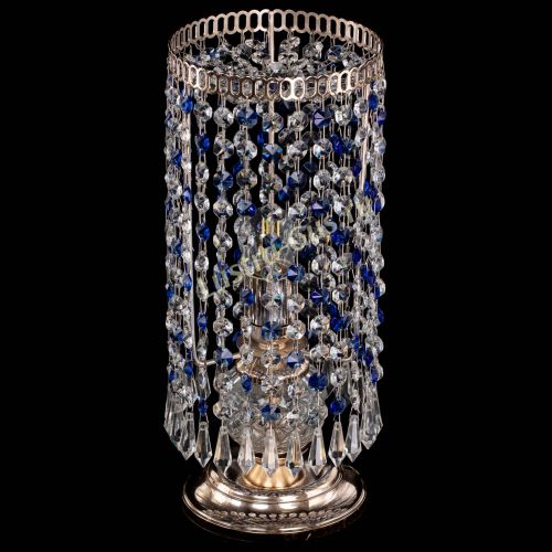 Настольная лампа Кольцо с карандашами синяя в Подольске Гусь Хрустальный