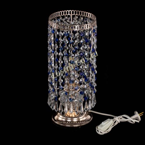 Настольная лампа Кольцо с карандашами синяя в Подольске Гусь Хрустальный