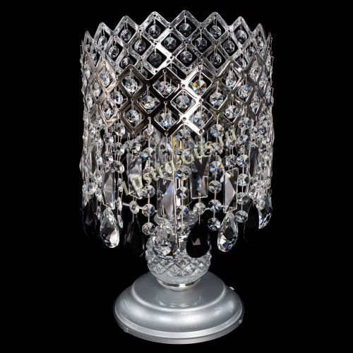 Настольная лампа Корона №1 черная в Подольске Гусь Хрустальный