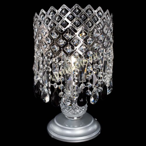 Настольная лампа Корона №1 черная в Подольске Гусь Хрустальный