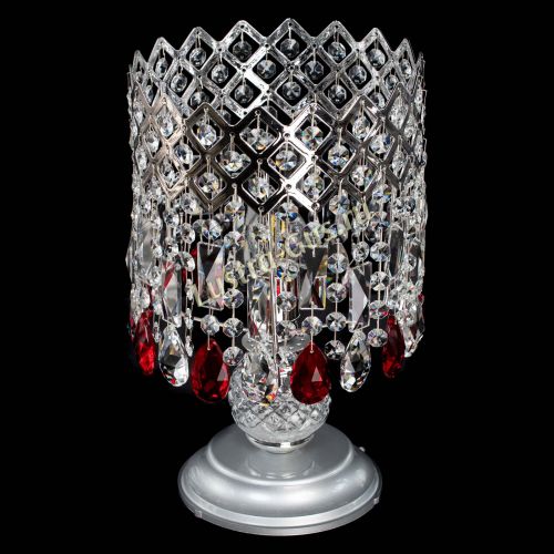 Настольная лампа Корона №1 красная в Подольске Гусь Хрустальный