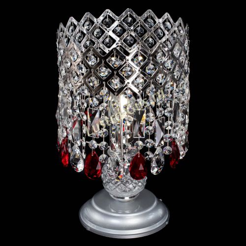 Настольная лампа Корона №1 красная в Подольске Гусь Хрустальный