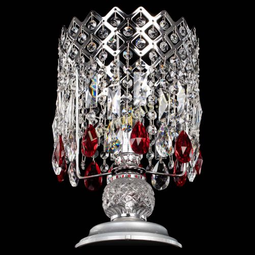 Настольная лампа Корона №1 красная в Подольске Гусь Хрустальный