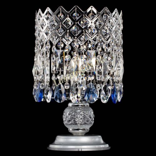 Настольная лампа Корона №1 синяя в Подольске Гусь Хрустальный