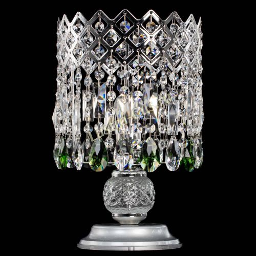 Настольная лампа Корона №1 зеленая в Подольске Гусь Хрустальный