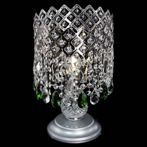 Настольная лампа Корона №1 зеленая в Подольске Гусь Хрустальный