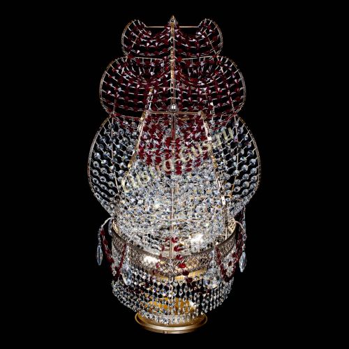 Настольная лампа Корвет № 2 Венеция красный в Подольске Гусь Хрустальный