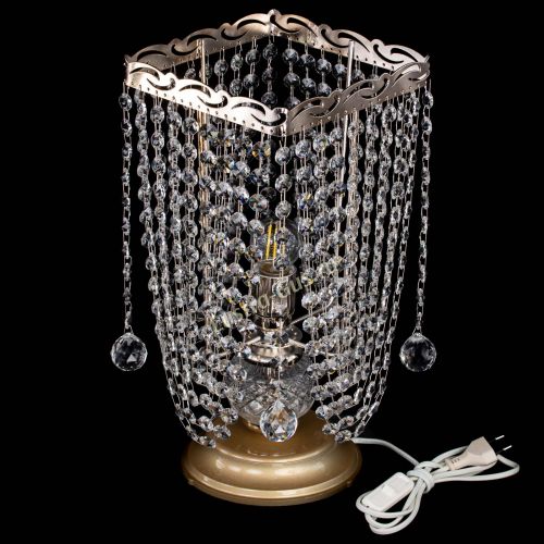 Настольная лампа Квадрат лепестки в Подольске Гусь Хрустальный