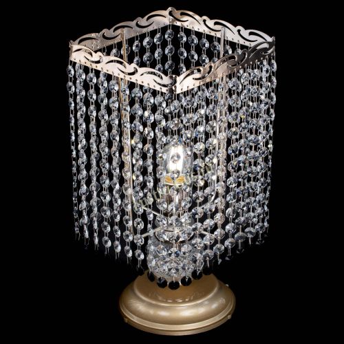 Настольная лампа Квадрат оптикон №1 черная в Подольске Гусь Хрустальный