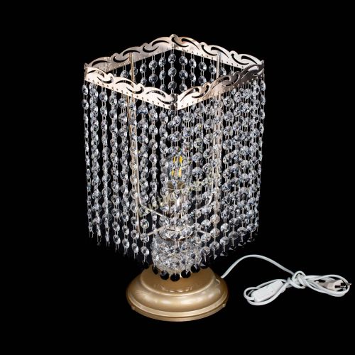 Настольная лампа Квадрат оптикон №1 черная в Подольске Гусь Хрустальный