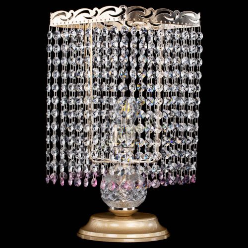 Настольная лампа Квадрат оптикон №1 розовая в Подольске Гусь Хрустальный