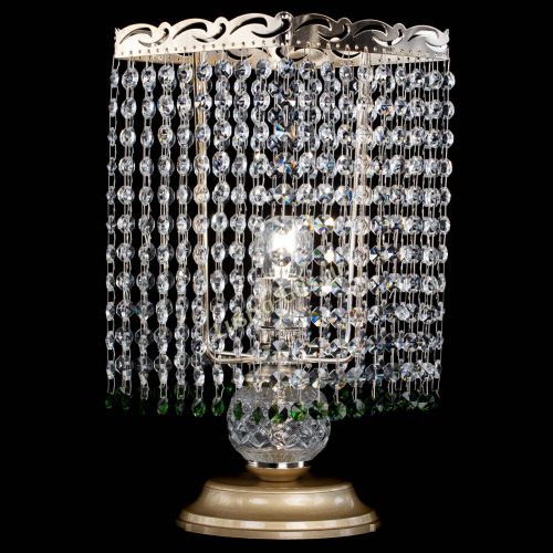 Настольная лампа Квадрат оптикон №1 зеленая в Подольске Гусь Хрустальный