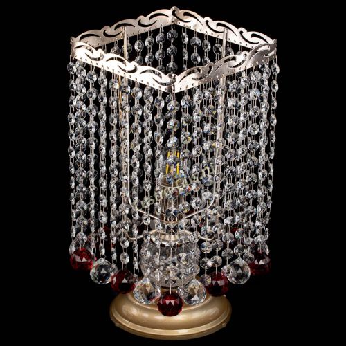 Настольная лампа Квадрат шар красная в Подольске Гусь Хрустальный