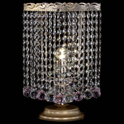 Настольная лампа Квадрат шар розовая в Подольске Гусь Хрустальный