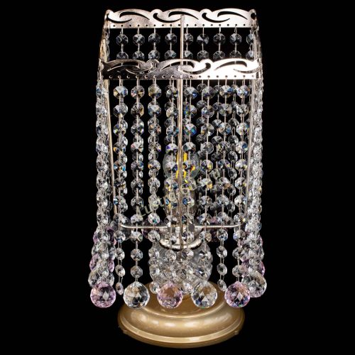 Настольная лампа Квадрат шар розовая в Подольске Гусь Хрустальный