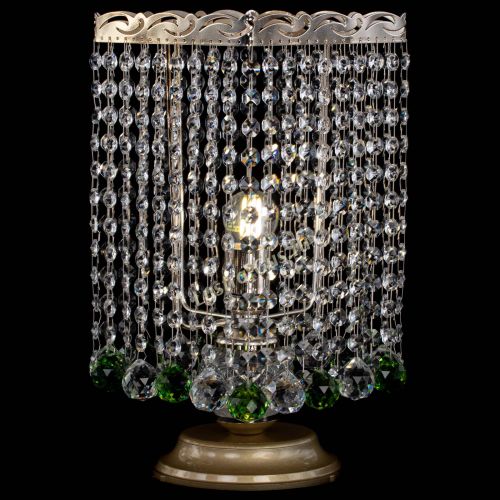 Настольная лампа Квадрат шар зеленая в Подольске Гусь Хрустальный