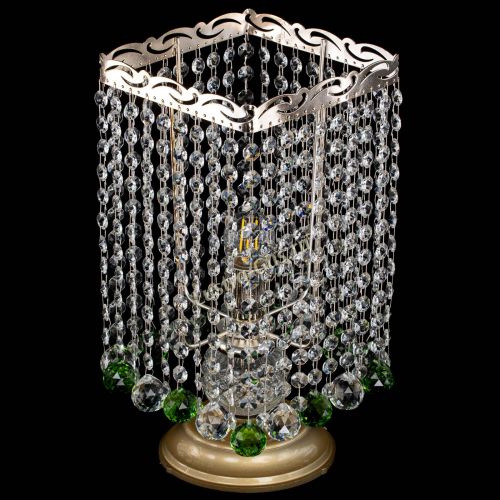 Настольная лампа Квадрат шар зеленая в Подольске Гусь Хрустальный