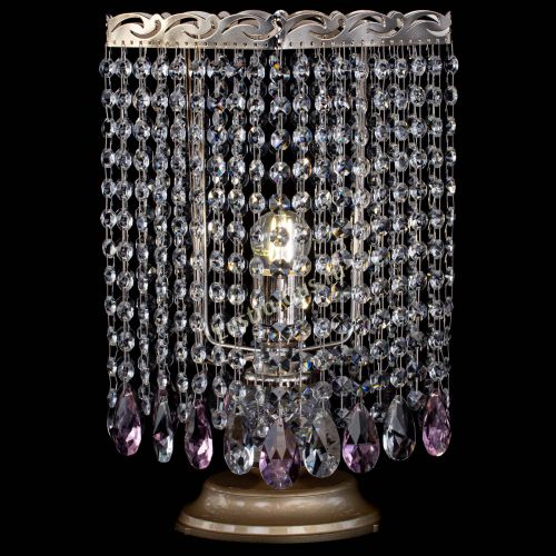 Настольная лампа Квадрат журавлик розовая в Подольске Гусь Хрустальный