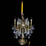 Бронзовая настольная лампа Луиза №5/2 шар в Подольске