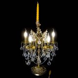 Бронзовая настольная лампа Луиза №5/2 шар в Подольске