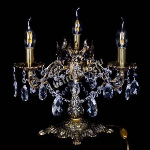 Бронзовая настольная лампа Муза №3 баден в Подольске Гусь Хрустальный