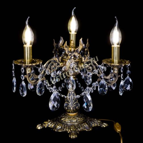 Бронзовая настольная лампа Муза №3 баден в Подольске Гусь Хрустальный