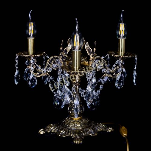 Бронзовая настольная лампа Муза №3 баден в Подольске Гусь Хрустальный