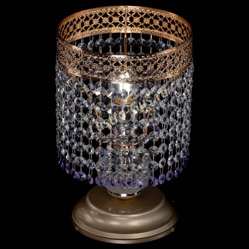 Настольная лампа Венеция №1 мини фиолетовая в Подольске Гусь Хрустальный