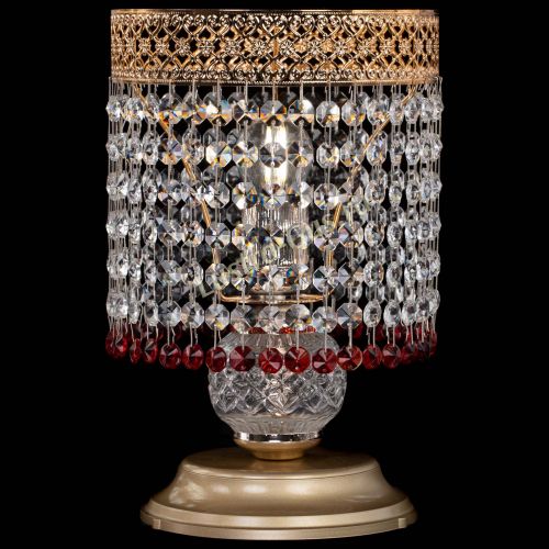 Настольная лампа Венеция №1 мини красная в Подольске Гусь Хрустальный