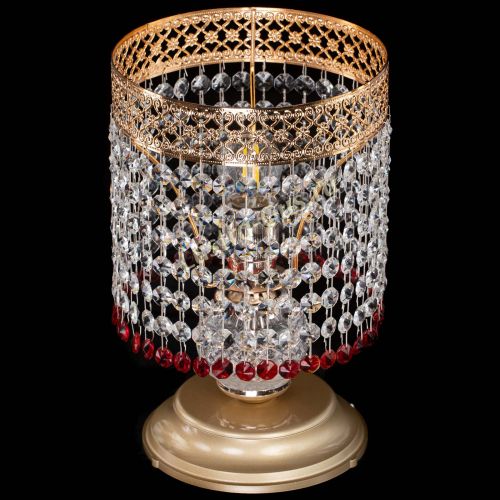 Настольная лампа Венеция №1 мини красная в Подольске Гусь Хрустальный