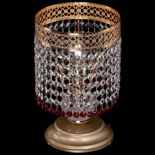 Настольная лампа Венеция №1 мини красная в Подольске Гусь Хрустальный