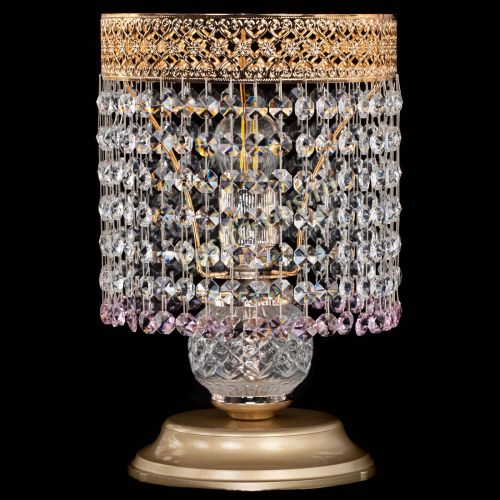 Настольная лампа Венеция №1 мини розовая в Подольске Гусь Хрустальный