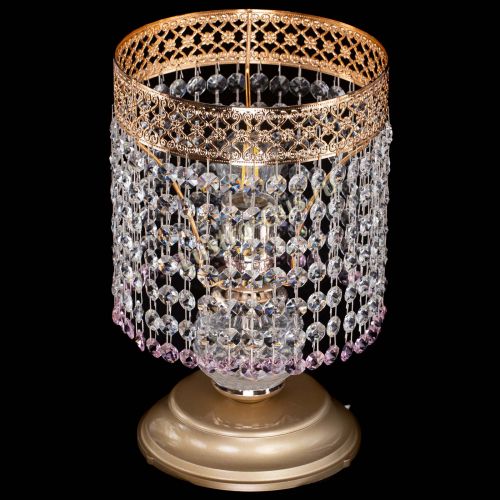 Настольная лампа Венеция №1 мини розовая в Подольске Гусь Хрустальный