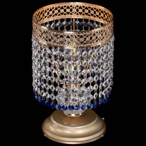 Настольная лампа Венеция №1 мини синяя в Подольске Гусь Хрустальный
