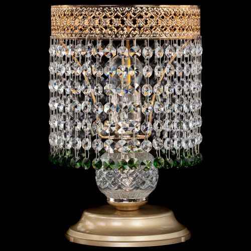 Настольная лампа Венеция №1 мини зеленая в Подольске Гусь Хрустальный