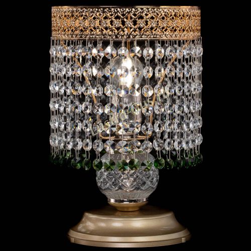 Настольная лампа Венеция №1 мини зеленая в Подольске Гусь Хрустальный