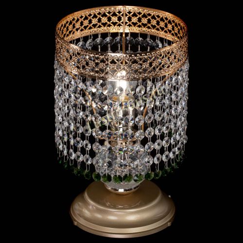 Настольная лампа Венеция №1 мини зеленая в Подольске Гусь Хрустальный