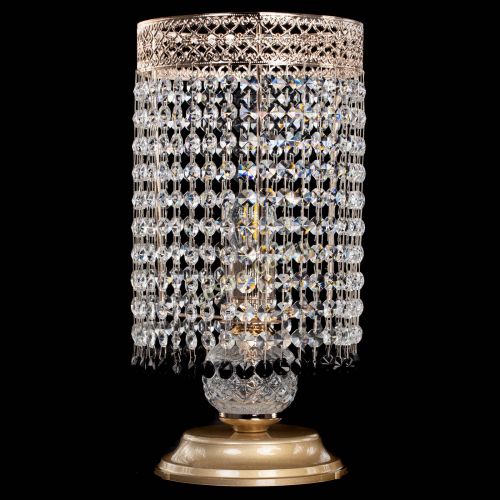 Настольная лампа Венеция оптикон №1 черная в Подольске Гусь Хрустальный