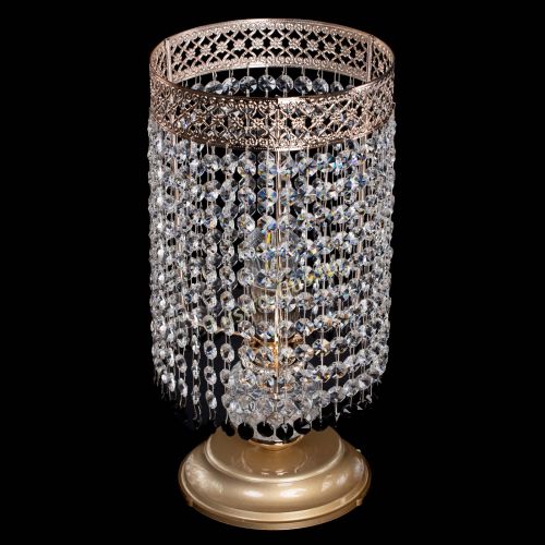 Настольная лампа Венеция оптикон №1 черная в Подольске Гусь Хрустальный