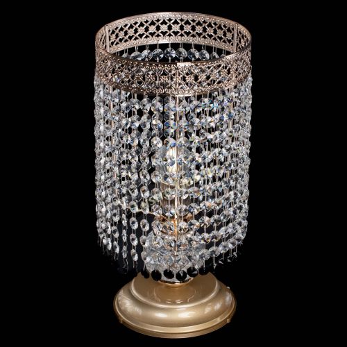 Настольная лампа Венеция оптикон №1 черная в Подольске Гусь Хрустальный