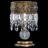 Настольная лампа Восток с пластинками под бронзу Черная в Подольске