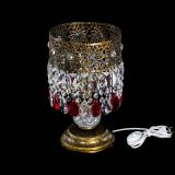 Настольная лампа Восток с пластинками под бронзу Красная в Подольске