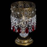 Настольная лампа Восток с пластинками под бронзу Красная в Подольске