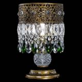 Настольная лампа Восток с пластинками под бронзу Зеленая в Подольске