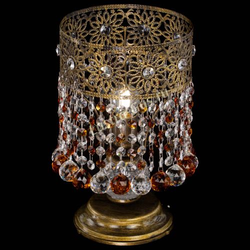 Настольная лампа Восток с шарами под бронзу Чайная в Подольске Гусь Хрустальный