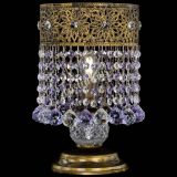 Настольная лампа Восток с шарами под бронзу Фиолетовая в Подольске