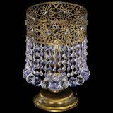 Настольная лампа Восток с шарами под бронзу Фиолетовая в Подольске