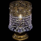 Настольная лампа Восток с шарами под бронзу Фиолетовая в Подольске