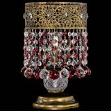 Настольная лампа Восток с шарами под бронзу Красная в Подольске